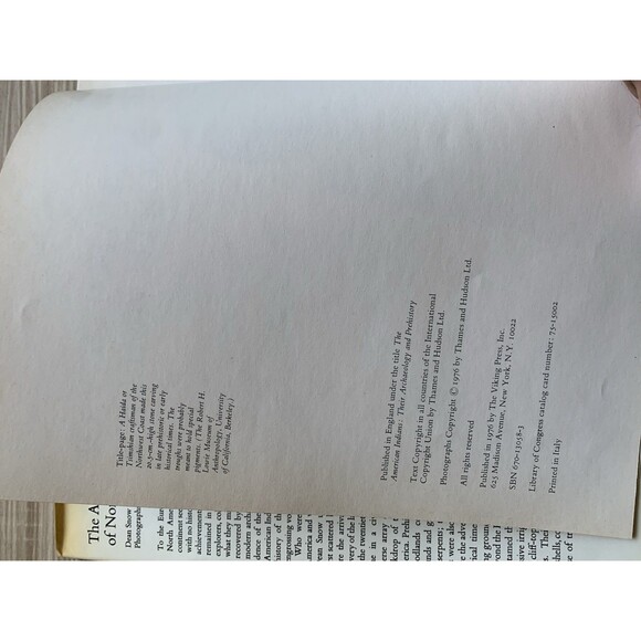 Archaeology History: The Archaeology of North America Dean Snow '76 Viking Press - Picture 5 of 10